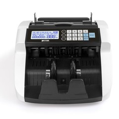Large Money Counter Machine, USD/EUR/GBP/CAD Counterfeit Bill Detector with L…
