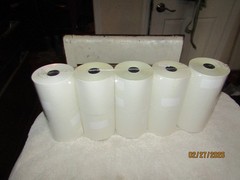 Stamples 10 Rolls 2-Ply 3″ x 90′ Carbonless POS Paper Rolls White/Canary 452713