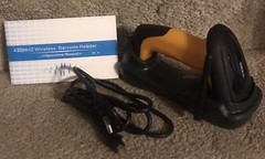 433MHZ Wireless Barcode Reader with charger & instructions