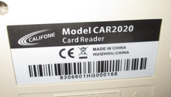 Califone CardMaster CAR2020 Magnetic Card Reader w/Power Adapter