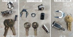 APG Cash Drawer Lock & Keys, Replace any of Codes A1 A2 A3 A4 A5 A6 A7 A8 A9 A10