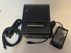 EPSON TM-T88VII Thermal POS Receipt Printer C31CJ57012 M371A LIGHTLY USED LAN