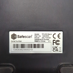 SAFESCAN TP-230 Thermal Monochrome Receipt Printer 60ppm Black 6 x 4.6 x 3.5