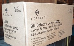 Sparco 9W UV Counterfeit Detecting Lamp Credit Cards Bills Passports etc. Gray