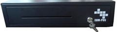 EOM-POS Heavy Duty Cash Register Drawer with built in cable for receipt printer