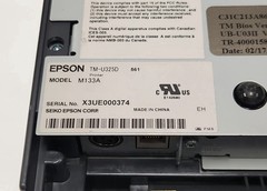 Epson TM-U325D M133A Receipt Validation Printer w/ Power Supply