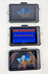 Lot of 15 Micros Oracle DT317CR Mobile POS Ruggedized Tablet With 2 Docks