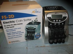 Royal Sovereign FS-2D 2 Row Electric Coin Counter