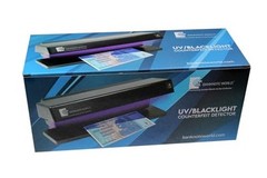 Detector De Billetes Uv Luz Negra Para Identificar Moneda Falsa