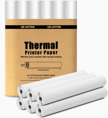 4 Rolls A4 Thermal Printer Paper 8.5×11″ for M08F M832 M834 Portable Printer