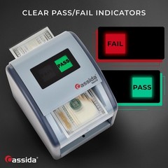 Cassida Currency Counterfeit Detector Dark Blue ID UV Light Verification Device
