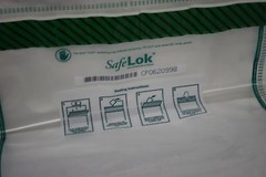 Safelok Security Tamper Evident Currency Deposit Bags 20” x 14” serial numbered