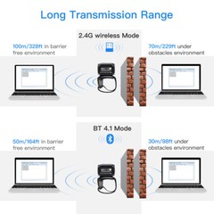 Mini Wireless 2D Inventory Scanner Finger Ring Bluetooth Barcode Scanner for POS