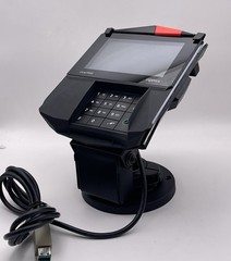 LOT OF 2 INGENICO LANE 7000 PRG30312951R CREDIT CARD TERMINAL w/ 12V USB & STAND