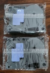 (2) Brother 24 mm 1 inch Black On White Ribbons. New In Package (No Box).