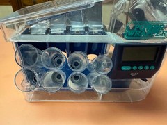 Vintage Power Wrapper Electronic Coin Counter Sorter + coin wrappers