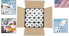 Warning Signal 32 Rolls Thermal Receipt Paper 3-1/8 x 230ft
