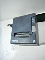 Epson Micros TM-T88IV M129H Thermal Receipt Printer w/Serial-Ethernet Cable (J)