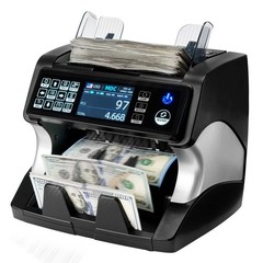 MUNBYN IMC01 Bank Grade Money Counter Machine Mixed Denomination, 2CIS/UV/IR/…