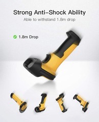 Inateck Barcode Scanner, Wireless Scanner, 2.4 GHz Adapter, 2600mAh Battery