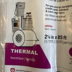 Nine Rolls Of Thermal Paper Rolls 2 1/4 X 85 Ft Office Depot