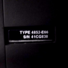 IBM SURE POS 4852-E66 ALL-IN-ONE RETAIL SYSTEM W CASH DRAWER,& PRINTER. NO KEY