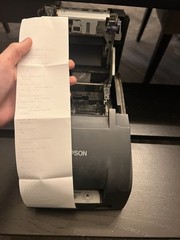 Epson TM-U220B POS Receipt Printer Lot Of 2 Read Description