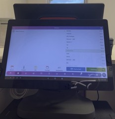 Vagaro Pay Desk Dual Screen POS Terminal + Wireless Bluetooth Card Reader