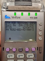 Verifone Credit Card Machine Terminal Reader Model VX520