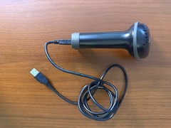 NADAMOO BUR3003 433MHz Wireless Barcode Scanner Tested Working Set of 2