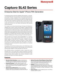 Honeywell Captuvo SL42-030211-K Enterprise Sled for Apple iPhone 5 with MSR NEW