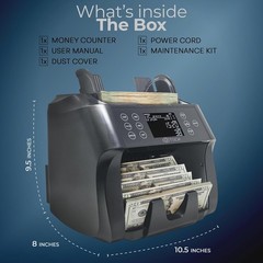 DETECK DT500 Mixed Denomination Money Counter Multi Currency Bill Counter