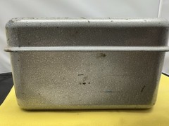 Union Steel Chest Corp Utilco Gray & Blue Steel Cash Box – No Key