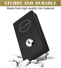 1 Pack Metal Box for Gamblers Pocket Sized Winner Bank Casino Cash Box with 2…