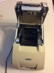 EPSON TM-U220PB MODEL M188B DOT MATRIX POS  KITCHEN PRINTER WITH AC ADAPTER