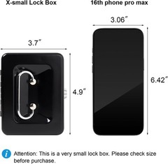 Elegant X-Small Cash Box with Key Lock – Ideal for Coins & Personal Items