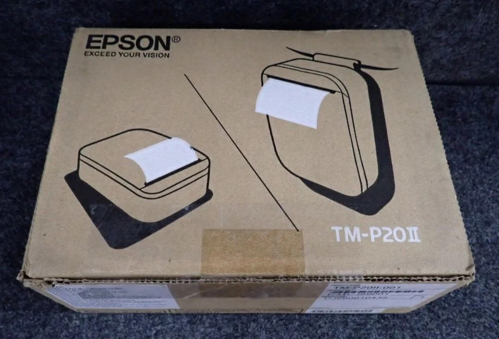 Epson TM-P20II Bluetooth Ultra Portable Receipt Printer C31CJ99001 iPhone iPad