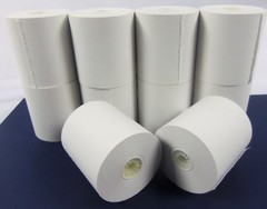 Lot 10 Rolls Of Adding Machine or Register Paper Rolls 3” Wide