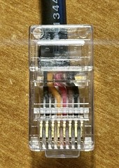 Oracle Micros Printer Cable IDN RJ45 Male 8-Pin to RJ12 Male 6-Pin 10′ (3-PACK)