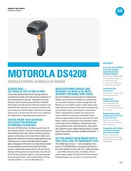 Motorola Symbol 2D DS4208-SR00007WR Laser Imager Barcode Scanner Reader Kit US