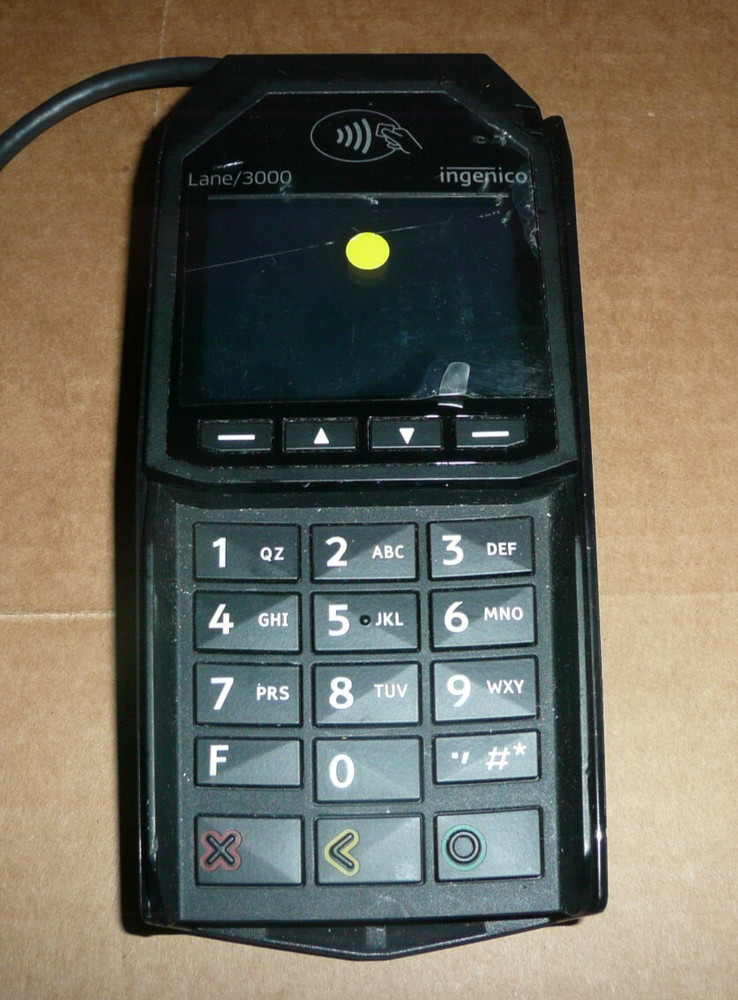 Ingenico Lane/3000 USB Credit Card Reader Point of Sale POS Terminal