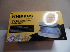 Counterfeit Bill Detector Professional, High Intensity UV LED KHIPPUS K410