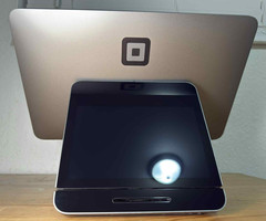 Square Model SPB1-01 POS Register w/ Card Reader SPB4-01 (No power cables)