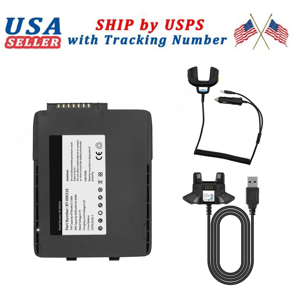 New USB Charger Cable / Battery For zebra symbol TC70X TC70 TC75 TC55 TC72 TC75X