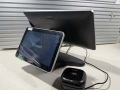 Toast Flex TT200 POS System Dual Display w/ Power Supply FACTORY RESET