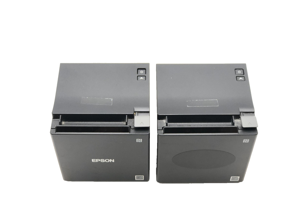 Lot of 2 Epson TM-m30 M335A POS Receipt Mobile Thermal Label Printer