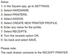 POS Hardware Bundle for Square – Cash Drawer, Thermal Receipt Printer, Barcod…