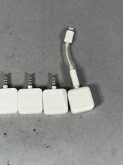 5x Square Credit Card Reader for Mobile, 3.5mm Headphone Aux Jack, Lightning Jac