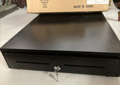 MMF VAL-U Line Cash Drawer 16.3” W X 16.1” D X 3.9” H 5 Bill/ 8 Coin Black Color