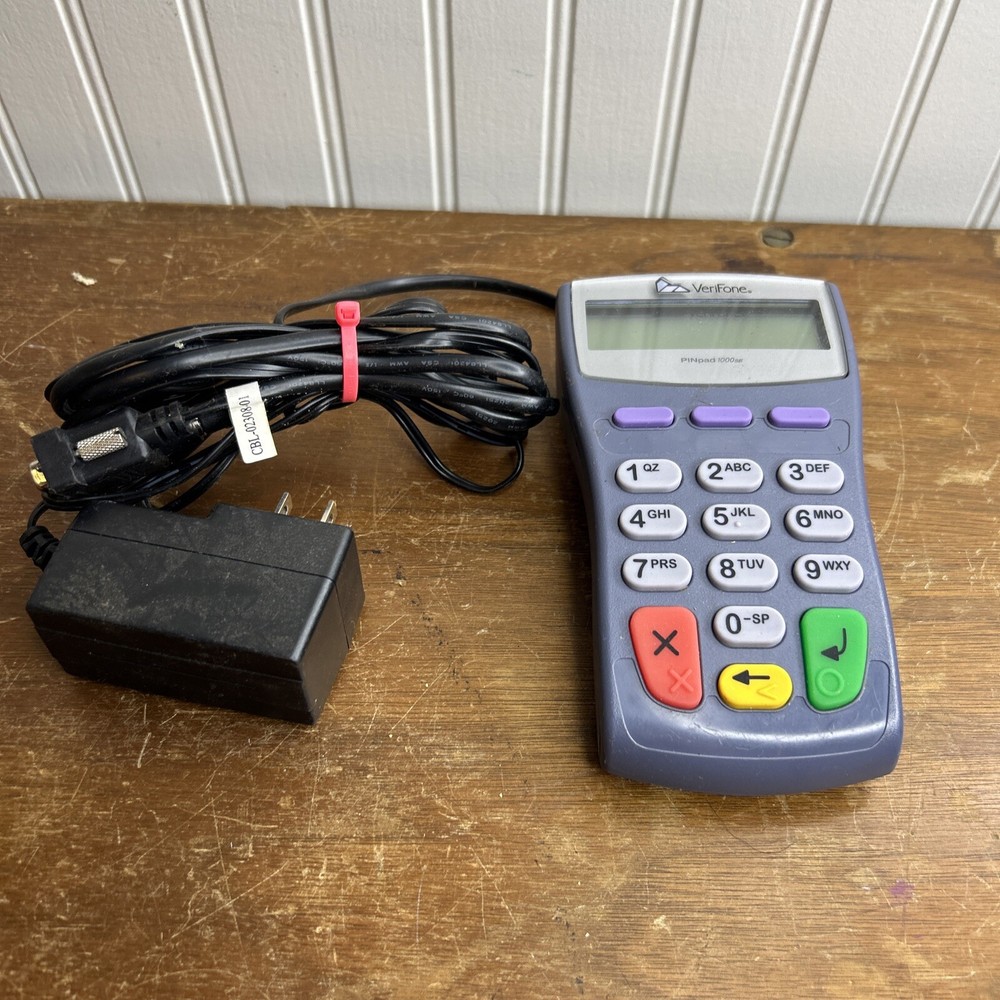 VERIFONE PINPAD 1000SE with Cord Good Condition Credit Card machine